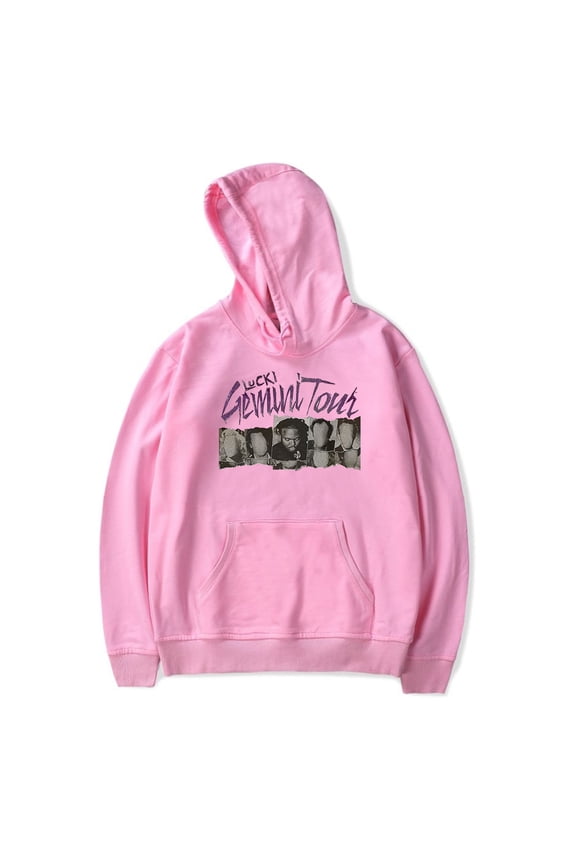 Lucki Gemini Tour Merch Hoodie For Men/Women Unisex Hiphop Long Sleeve Sweatshirt Pullover Hooded Streetwear