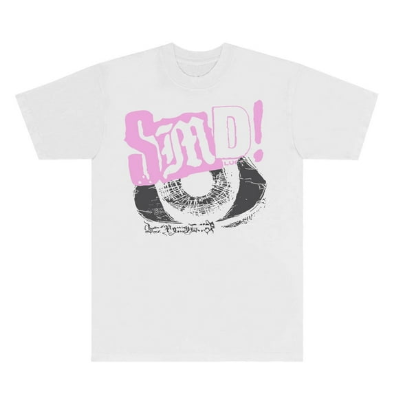 Lucki SMD Eye 2024 Rapper Tour Merch Unisex Short Sleeve Crewneck T-Shirt - Summer HipHop Graphic Print Cotton Casual Streetwear