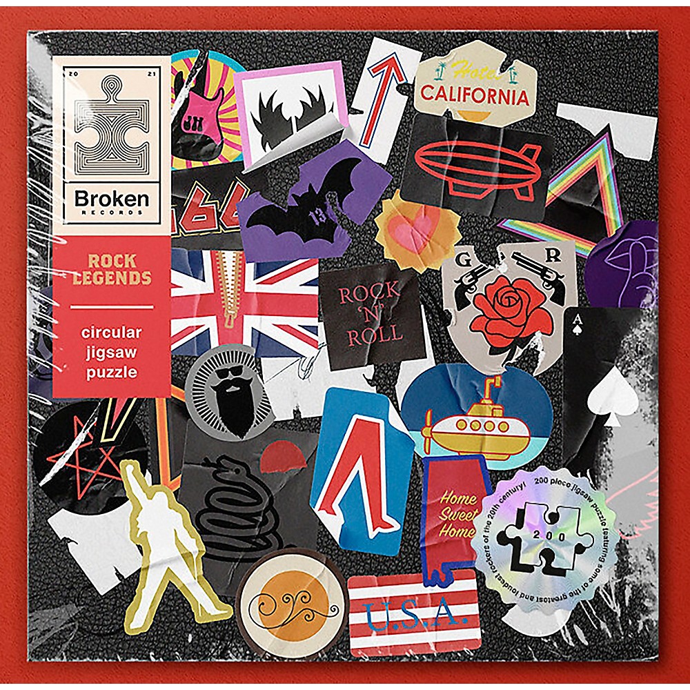 Luckies Of London – Puzzle A Forma Di Vinile “Broken Records Stars” – 200 Pezzi, Multicolore - 4