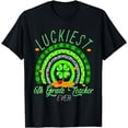 thumbnail image 1 of Luckiest 6th Grade Teacher Ever St. Patrick's Day Teacher T-Shirt, 1 of 3