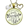 thumbnail image 1 of Luckiest Friend Necklace Gutsy Goodness Female Adult Bronze Metal Jewelry, 1 of 8