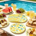 thumbnail image 1 of Luckky 16 Count 6 Inch Lemon Themed Disposable Paper Plates,Heavy Duty Party Dinner Plates,Summer Tableware for Birthday Party,Bridal Shower,BBQ,Picnic & Party Decorations, 1 of 6