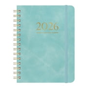Luckky 2026 Planner - Planner 2026, January - December 2026 Planner Weekly and Monthly, 8.5" x 6.2", 2026 Calendar Monthly Planner with Elastic Closure (Blue)