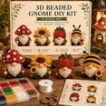 thumbnail image 1 of Luckky 3D Beaded Gnome Craft Kit,DIY Handmade Bead Art Set for Adults,Beginner-Friendly Craft Activity with Full Materials & Instructions, 1 of 7