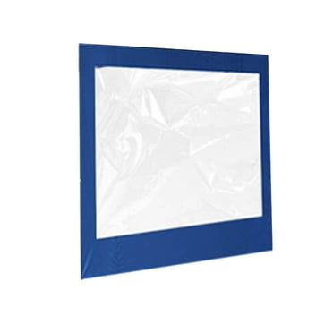 Luckky 6.5x9.8FT Canopy Sidewalls with Window,Shelter Waterproof Canopy Shade Wall Instant Canopy Side Wall for Outdoor Pop up Canopy Tent and Vendor Tent, Blue