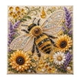 thumbnail image 1 of Luckky Animal Pearl Art DIY Craft Kit,Handmade 3D Pearl Beads Diamond Dots Paintingfor Adults Beginner,Spring Summer Home Decor Wall Art Painting Kit (Bee), 1 of 5