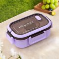 thumbnail image 1 of Luckky Bento Box Adult Lunch Box, Bento Lunch Box for Adults, Stackable Bento Lunch Containers for Adults, Leak-Proof 1200ML/40OZ Large Capacity Adult Bento Box, Purple, 1 of 6