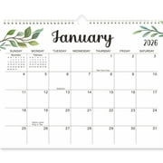 Luckky Calendar 2025-2026 - 18 Monthly Wall Calendar 2025-2026 from Jul.2025 to Dec.2026,14.5" x 11.5",Green