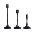 thumbnail image 1 of Luckky Candle Holders,Black Metal Taper Candlestick Holders Set of 3,Candelabra Candle Holders,Decorative Candle Stand for Wedding,Dining Table,Christmas Halloween,Home Tabletop Decor, 1 of 9