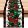 thumbnail image 1 of Luckky Christmas Table Runner 13x72 Inch, Xmas Trees Snowflakes Winter Holiday Decorative Farmhouse Table Decorations for Kitchen Dinning, Indoor Outdoor Dinner Party Decor, 1 of 7