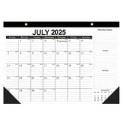 Luckky Desk Calendar 2025-2026, Desk Top Calendar from Jan. 2025Desk Calendar 2025-2026, Desk Top Calendar from Jan. 2025 to Jun. 2026, 17  x 12  Large School Year Desk Wall Calendar