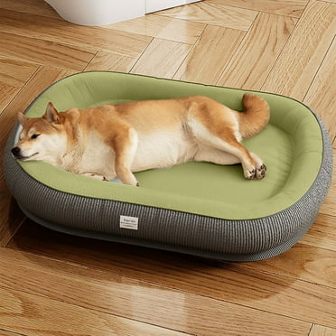 Luckky Dog Beds Medium Sized Dog，Dog Crate Pad,Dog Bed for Crate，Indestructible Dog Bed，Dog Bed Soft Memory Foam Pet Sleeping Mat for Dogs Cats Warm Dog Kennel Removable Non-Slip Cat Nest