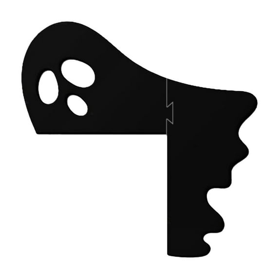 Luckky Halloween Door Corner Sign Decoration, Fall Door Corner Decor Halloween Door Frame Corner Sign Hanging Ornament for Fall Party Home Window Mirror Right Angle Decorations