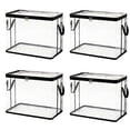 thumbnail image 1 of Luckky Large Heavy-Duty Thick Plastic Clear Storage Bag for Clothes,Moving & Storage,Thick Clear Storage Bags,With Handles & Zippers,College Dorm Packing Home Organization(Black,Large Size 4PC), 1 of 6