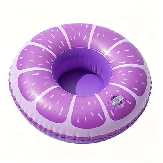 Luckky Lemon Shaped Inflatable Beverage Cooler,Pool Beverage Coaster Cup Stand,Floating Drink Holder for Birthday Parties,BBQ,Picnic,Events,Summer Pool Parties Decorations