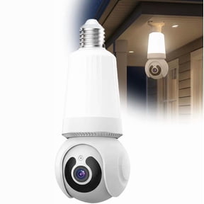 Luckky Light Bulb Security Camera,Indoor Outdoor Cam with Socket,AI Human Detection,Live View,2 Way Audio LED Smart Cameras for App Remote Control