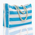 thumbnail image 1 of Luckky Oversized Bohemian Striped Canvas Beach Tote Bohemia Bag for Women & Girls,Waterproof Sandproof Swim Pool Bag with Zipper Closure and Wet Pocket,Portable Travel Handbag, 1 of 6