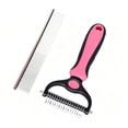 thumbnail image 1 of Luckky Pet Pro Grooming Tool,Double-Sided Dematting Comb & Undercoat Rake,Ergonomic Non-Slip Handle,Extra-Wide Deshedding Brush,Professional Grooming Comb for All Medium to Large Pets, 1 of 7