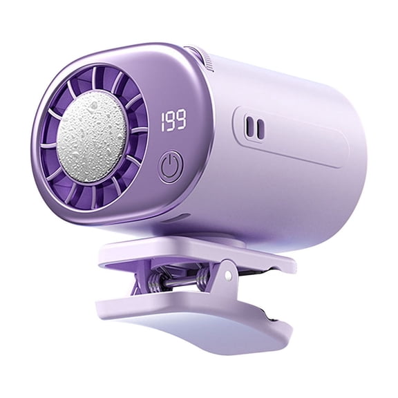 Luckky Portable Clip on Cooling Fan with Semiconductor Refrigeration, 199 Wind Speeds, 360 Rotatable, 2000mAh Battery, Fan for Stroller, Bike, Umbrella, Desk, Outdoor Travel