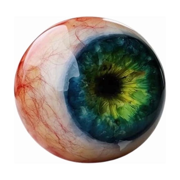 Luckky Realistic Monster Eye Decoration,Resin Spooky Dark Fantasy Decor Sculpture,for Gothic Home Decor Collectors,Desk Artwork Decor Unique Gift Idea