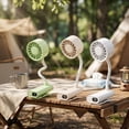 thumbnail image 1 of Luckky Rechargeable Clip On Fan with Flexible Gooseneck & Digital Display,3 Speed Color Light Mini Clamp Fan,Portable USB Desk Bed Fan for Office Bedroom Stroller Dorm Use, 1 of 6