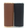 thumbnail image 1 of Lucklybestseller 2PCS Set Metal Leather Lighter Case Cover Holder for BIC Full Size Lighter J6, 1 of 3