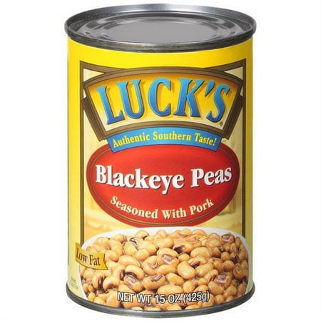 Lucks: Seasoned with Pork Blackeye Peas 15 oz