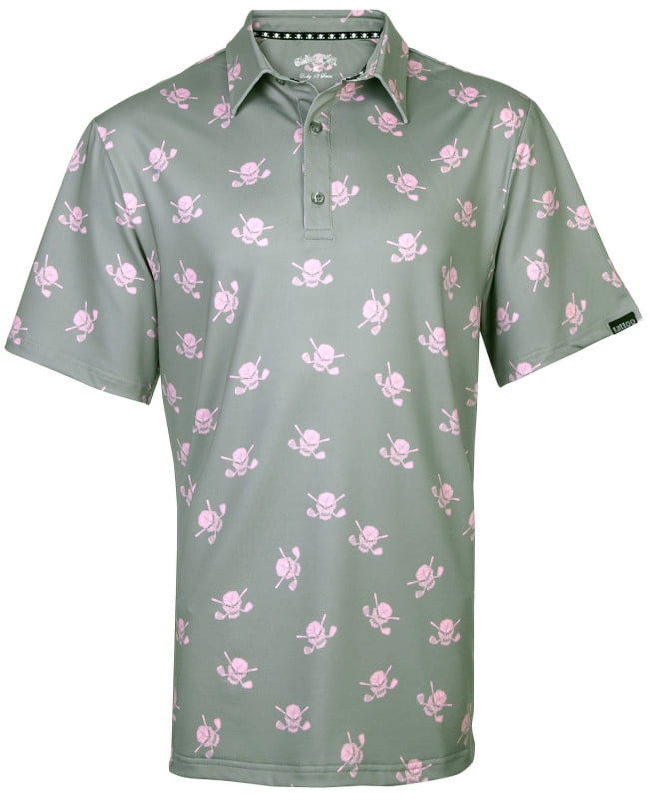Still Basic Cool-Stretch Men's Golf Shirt (Pink)