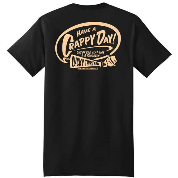 Lucky 13 Men's The Crappy Day T-Shirt Black M