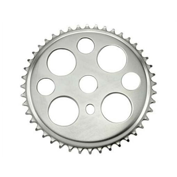 Lucky 7 Sprocket 44t 1/2 X 1/8 Chrome. for bicycles, bikes, for lowriders, beach cruiser, strech bikes, limos, chopper cruiser