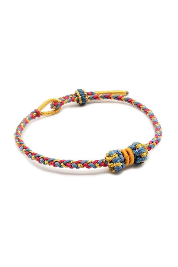 Lucky Amulet Knot-Bracelet Woven Thread String Wristband for Friend and Couple