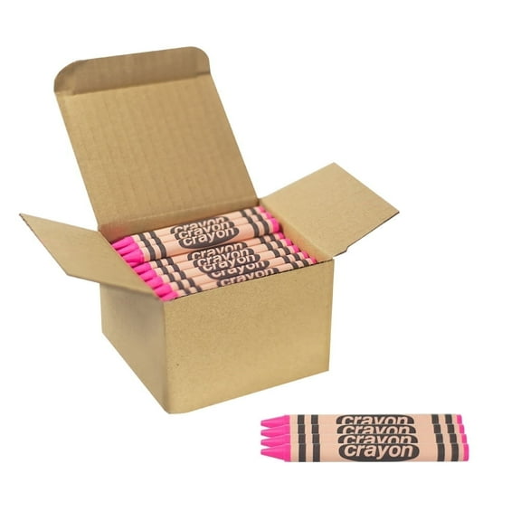 Lucky Art Crayonology Pink Crayons (80 Count)