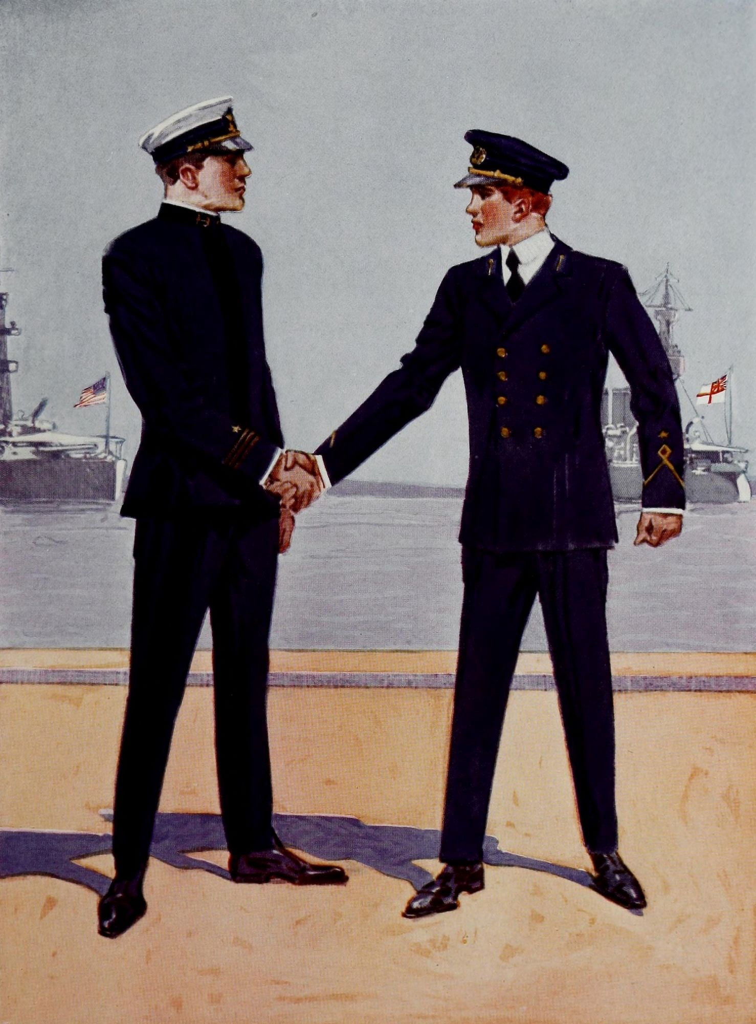 Lucky Bag 1918 Royal Naval Academy Canvas Art - Unknown (18 x 24)