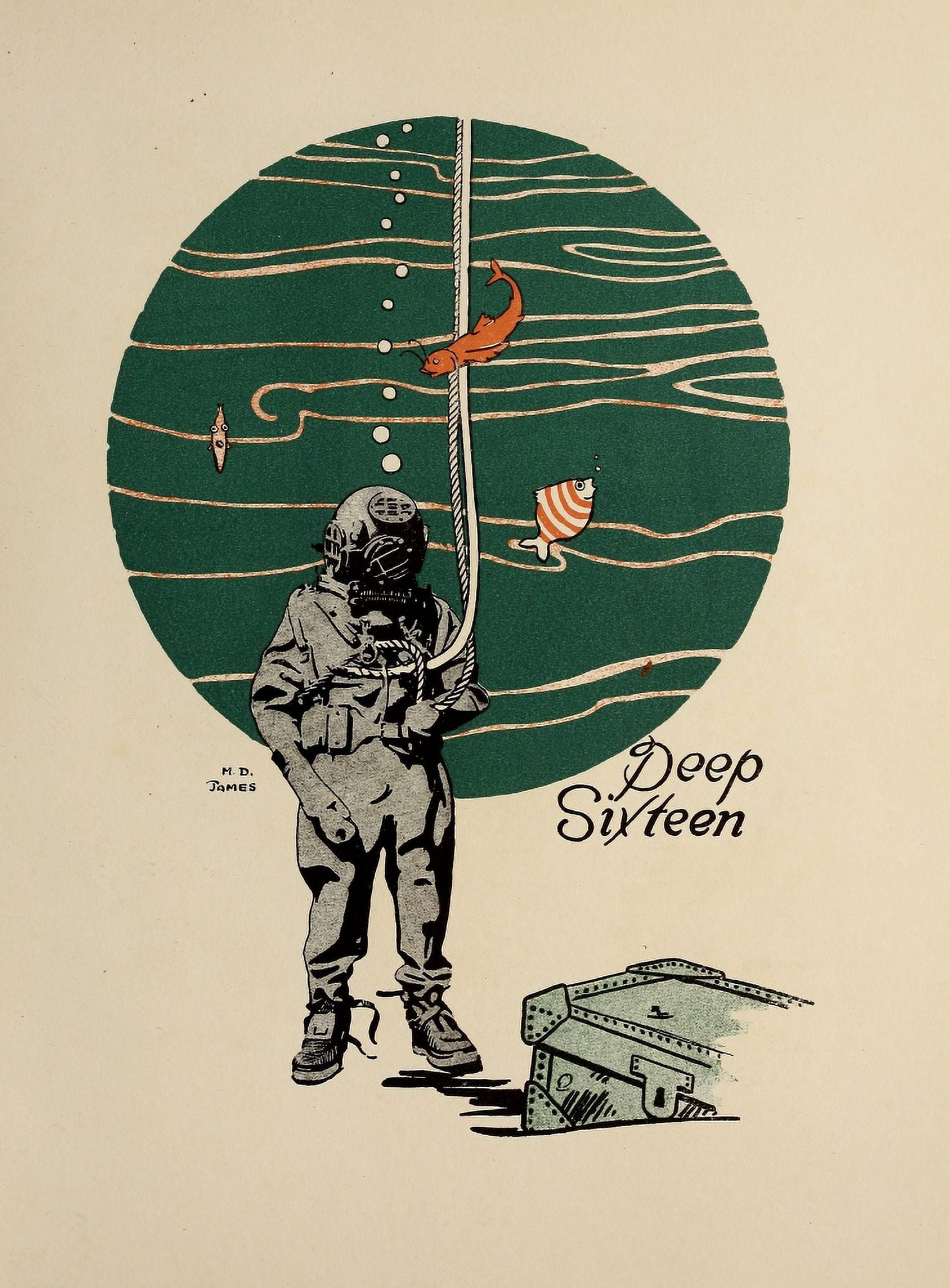Lucky Bag 1919 Deep Sixteen Canvas Art - MD James (18 x 24)