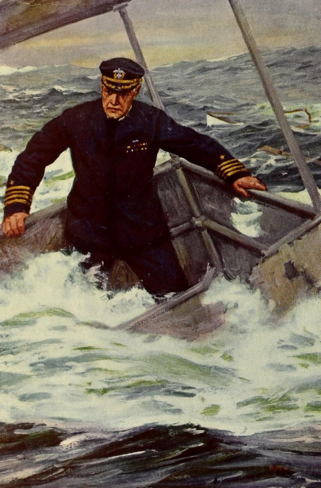 Lucky Bag 1924 Sinking Canvas Art - William J Aylward (18 x 24)