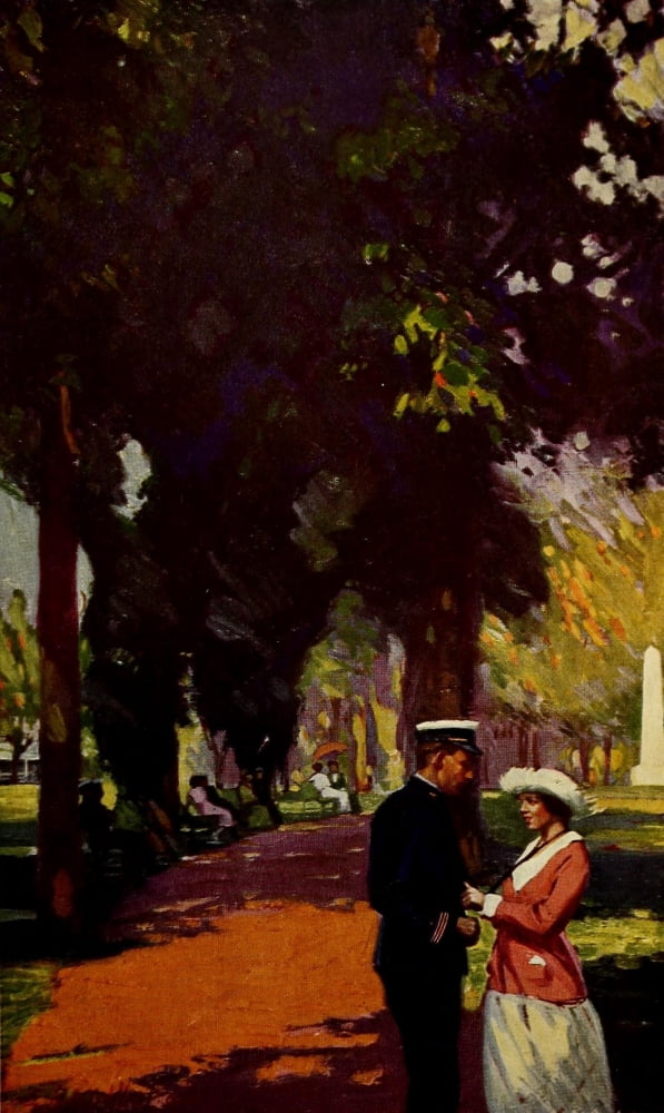Lucky Bag 1924 Sweetheart in the park Canvas Art - Unknown (24 x 36)