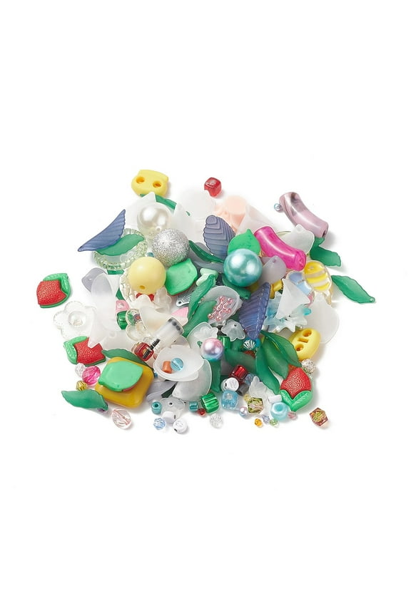 Lucky Bag Mixed Style Acrylic Plastic Beads Random Color Resin Charms Pendents