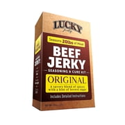 Lucky Beef Jerky DIY Seasoning Kit - Original - Seasonings for 20 lbs of Meat