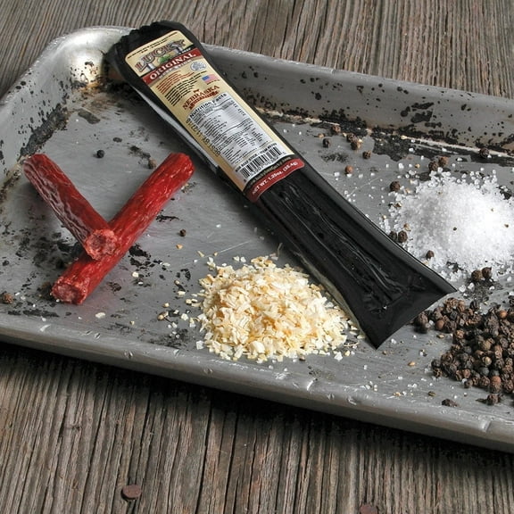 Nebraska Star Beef Lucky Beef Jerky Original Sticks, 48 Pack - High Protein, All Natural 1.25 oz