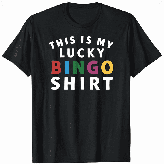 Lucky Bingo Game Player Gift Funny Graphic Short Sleeve Unisex T-Shirt