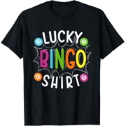 Lucky Bingo Lover Gambler Gambling T T-Shirt