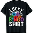 thumbnail image 1 of Lucky Bingo Shirt Gambling Fun Bingo Lover Design T-Shirt, 1 of 4