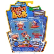 Lucky Bob Mini Figure Series 1 Gym 5-Pack 2 Exclusive Bobs!