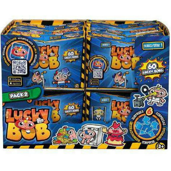 Lucky Bob Mini Figure Series 1 Mystery Box (12x 2-Packs)
