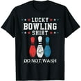 thumbnail image 1 of Lucky Bowling Gift T-Shirt For Men Husband Dad Or Boys, 1 of 3