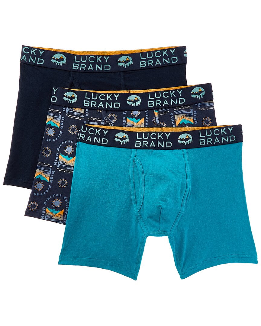 Clothing Lucky Brand Stretch Boxer Briefs Lucky Brand 3pk Stretch