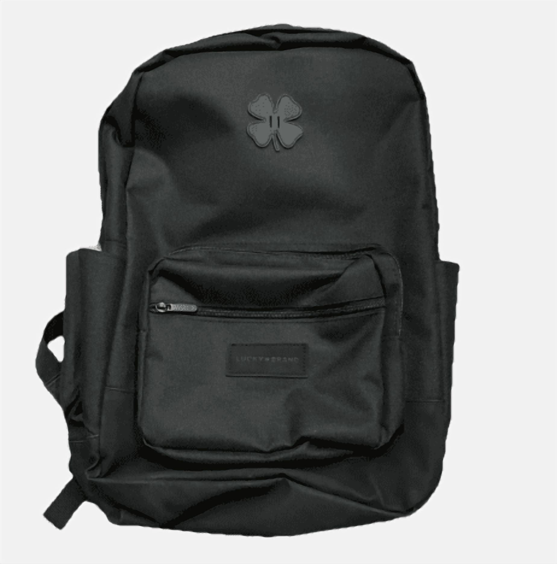 Lucky Brand Backpack Black Side Pockets 15” Laptop - Walmart.com