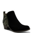 thumbnail image 1 of Lucky Brand Basel Almond-Toe Ankle Booties Black/camo (5.5, Black/camo), 1 of 4