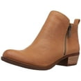 thumbnail image 1 of Lucky Brand Basel Wheat Brown Tan Leather Low Cut Western Ankle Dress Booties (WHEAT, 5.5), 1 of 6