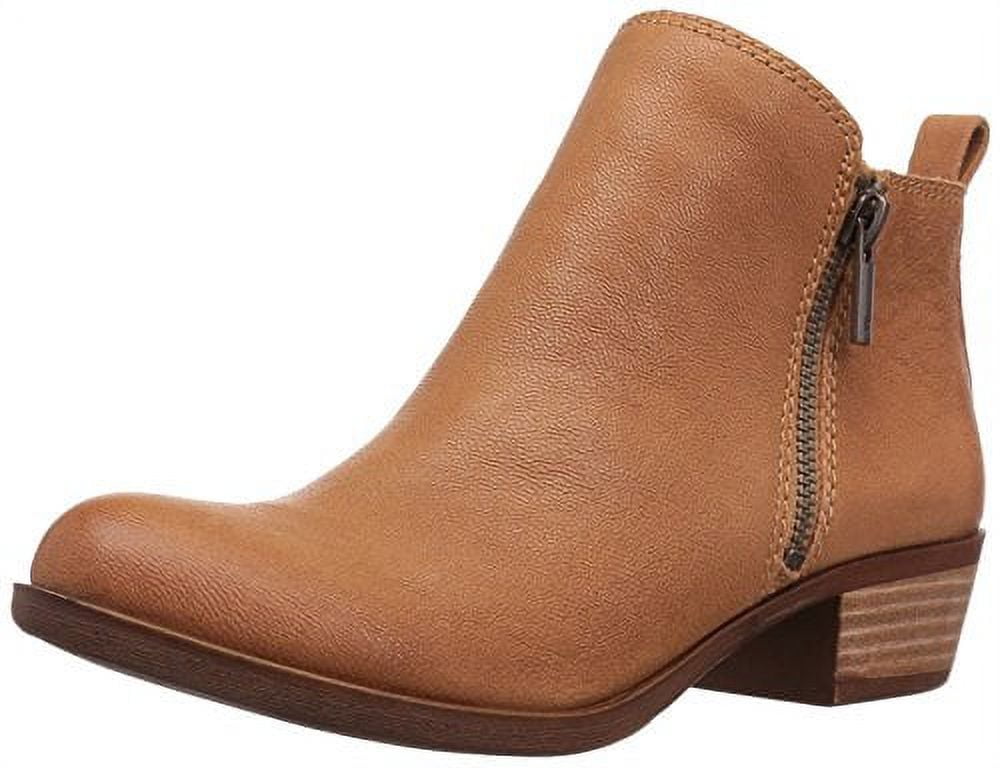 Lucky Brand Basel Wheat Brown Tan Leather Low Cut Western Ankle Dress Booties Wheat 7.5 Walmart